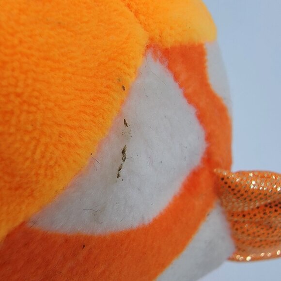 Ty Beanie Boos Sami Goldfish Stuffed Animal Plush Mark On Plush And Tag As Shown - Picture 6 of 6